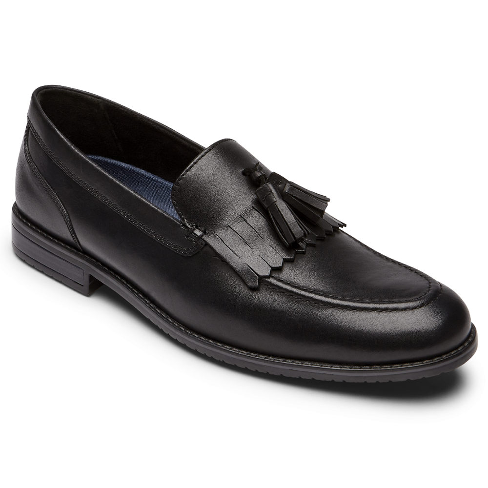 Rockport Loafers Herr Svarta - Style Purpose 3 Tassel - CGEBK4326